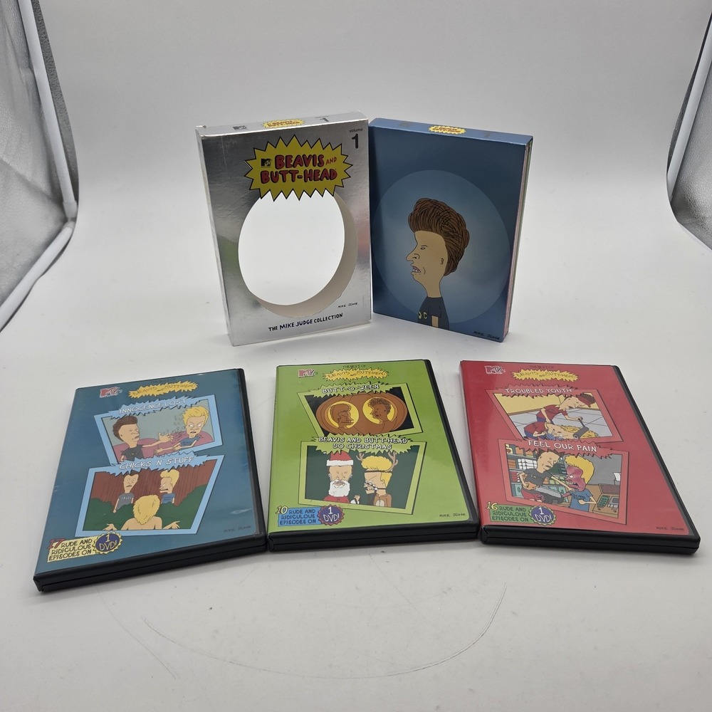 Best Of Beavis and Butthead & The Mike Judge Collection Volume 1 Dvd Lot Of 6